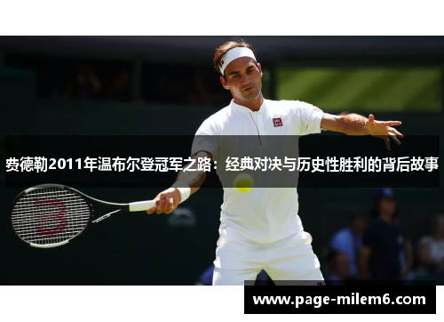 费德勒2011年温布尔登冠军之路：经典对决与历史性胜利的背后故事