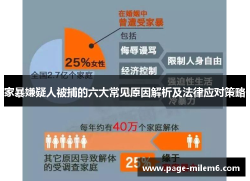 家暴嫌疑人被捕的六大常见原因解析及法律应对策略