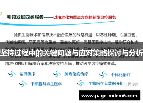 坚持过程中的关键问题与应对策略探讨与分析