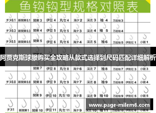 阿贾克斯球服购买全攻略从款式选择到尺码匹配详细解析